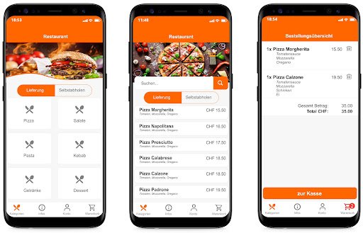 Android application Smiles food screenshort