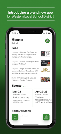 Android application Western Local School District screenshort