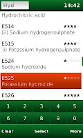 E-Codes Demo: Food Additives screenshot