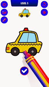 Coloring Car Game