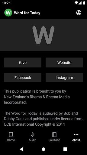 The Word For Today Screen 3