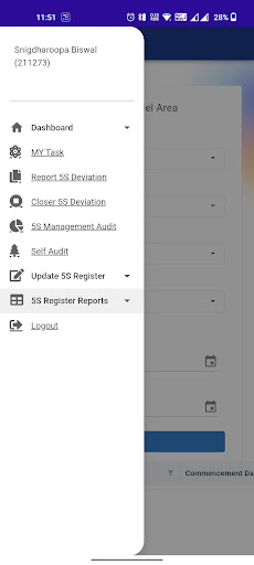 Vedanta 5S Manager Screen 2