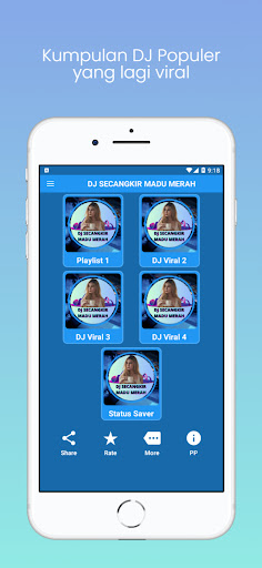 Android application DJ Secangkir Madu Merah screenshort