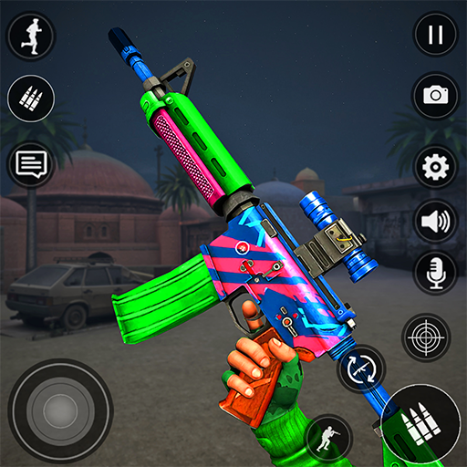 Indian Gun Games - FPS Games logo