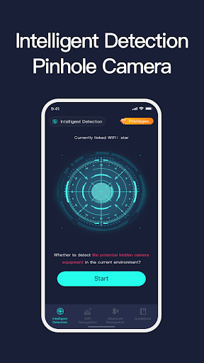 Android application Hidden Camera Detector screenshort