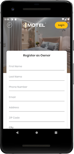 myMotel Screen 2