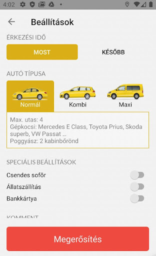 Tele 7 Taxi Nyíregyháza Screen 2
