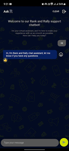 Ask R+R Screen 2
