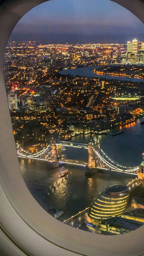 Airplane Window Wallpaper