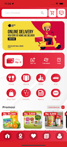 Android application IRON Delivery - SuperApp screenshort