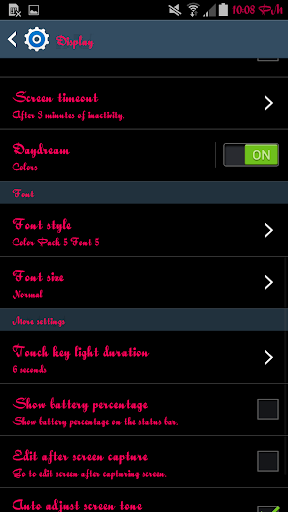 Color Fonts Message Maker Screen 2