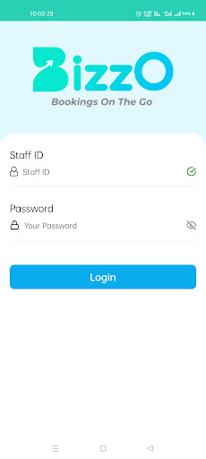 Android application BizzO Staff screenshort