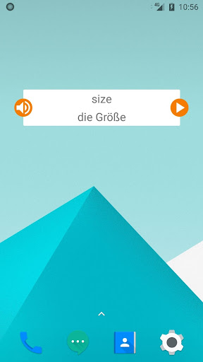 Android application Lexicando en > de screenshort