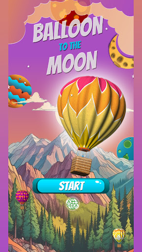 Android application Balloon To Moon screenshort