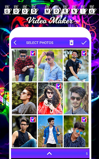 Good morning video maker song Screen 2