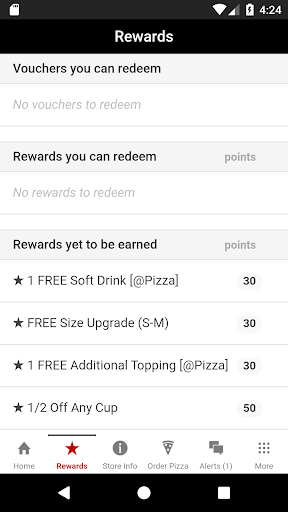Macon Swirls & Pizza Rewards Screen 2