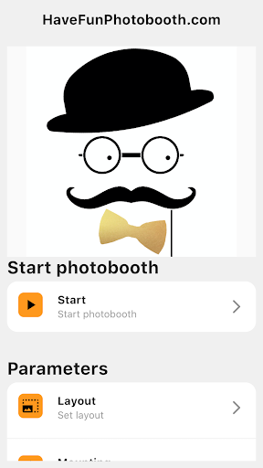 Android application Your Wedding photobooth screenshort