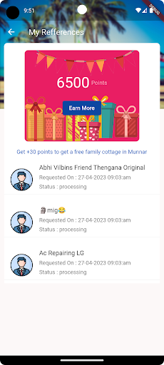 Android application Touristland screenshort