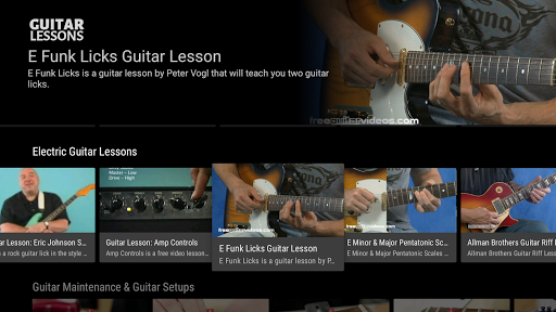 Android application Guitar Lessons - All Levels screenshort