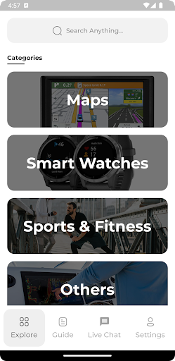 Android application App Garmin Connect screenshort