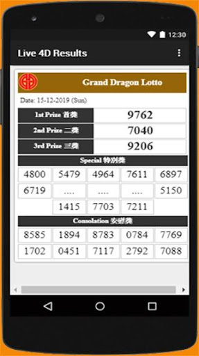 Live 4d Results By Ninawaustudio Google Play United States Searchman App Data Information