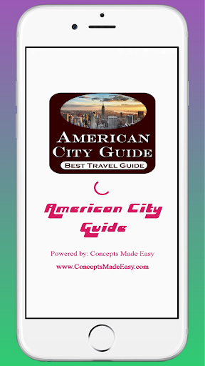 Android application American City Travel Guide screenshort