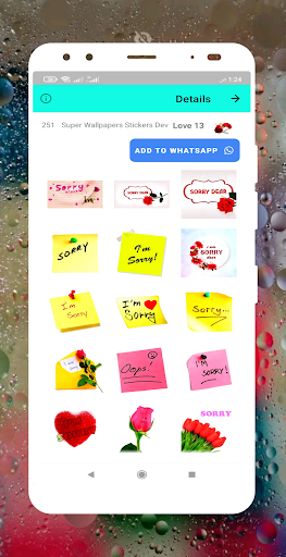 iam sorry roses wastickerapp