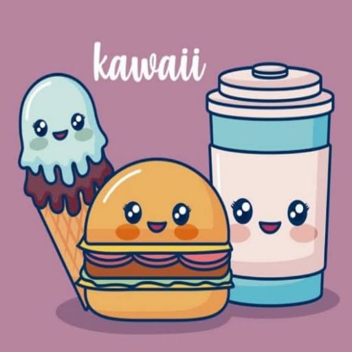 Kawaii Food Coloring Book logo
