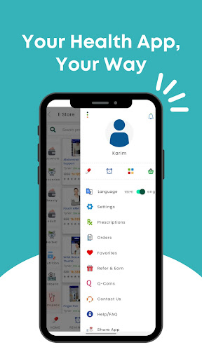 Android application QwikMedic Pharmacy screenshort