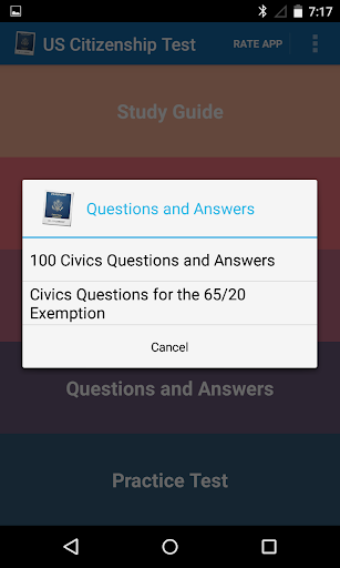 US Citizenship Test Reviewer Screen 3