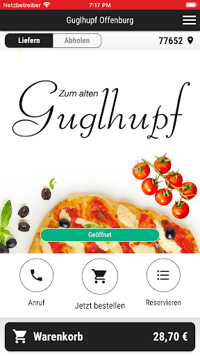 Android application Guglhupf Offenburg screenshort