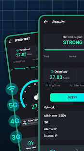 WLAN-Geschwindigkeitstest Tangkapan layar