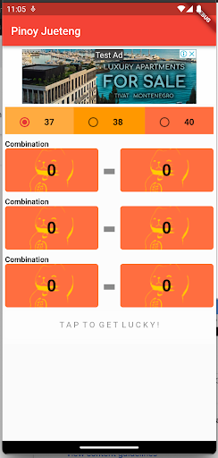 Android application Pinoy Jueteng screenshort