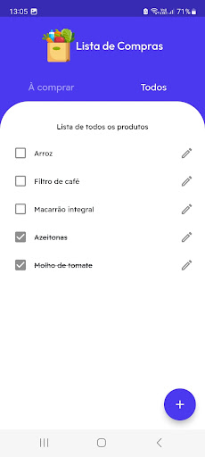 Minha Lista de Compras DEMO-FF
