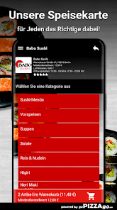Screenshot 4 Babo Sushi Berlin android