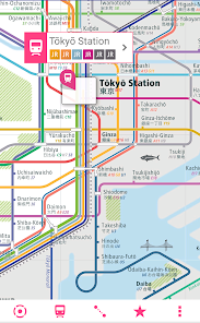 Captura de Pantalla 1 Tokyo Rail Map android