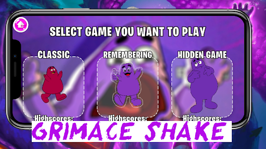 Grimace Shake: Game Puzzle