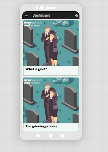 Android application Coping with Grief and Loss screenshort