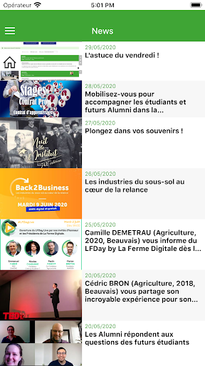 UniLaSalle Alumni Screen 3