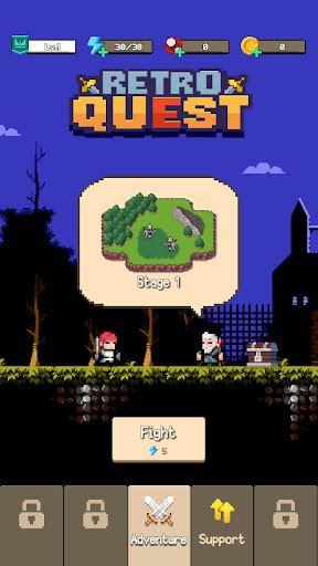 Android application Retro Quest screenshort