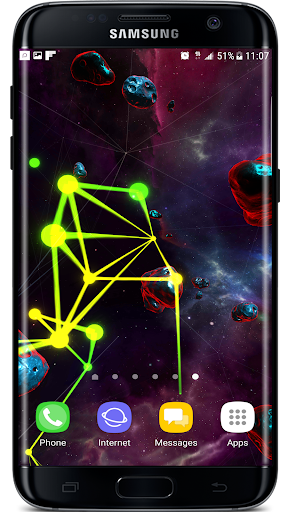 Particle Plexus Sci-Fi 3D Live Screen 3