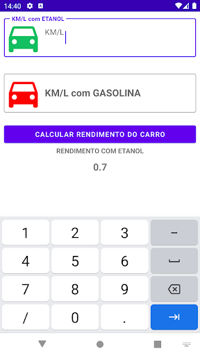 Etanol ou Gasolina Real Screen 3