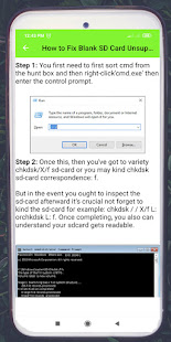 Corrupted Sd Card Repair Method Guide 6.0 APK screenshots 2