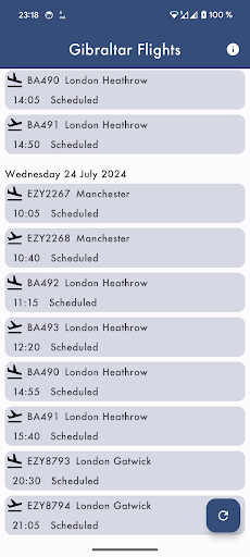 Gibraltar Flights Screenshot 2 - AppWisp.com