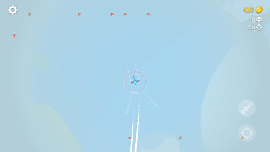 Plane game: combat sky warrior