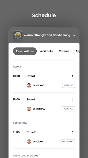 Warrior S&C Screen 3