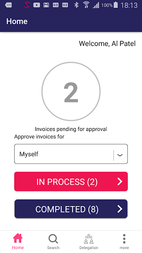 Android application Sutherland ProdigyAP screenshort