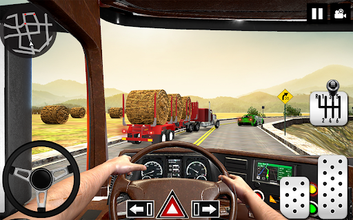 Log Transporter Truck Driving : Truck Games 2021 screenshots 20