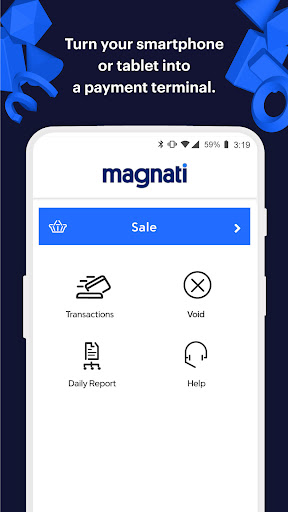 Android application Magnati ePOS screenshort