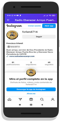 Radio Ebenezer Arroyo Screen 2